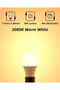 مصابيح LED بقوة 60 واط، 9 واط، ضوء نهاري أبيض 3000 كلفن، غير قابلة للتعتيم، قاعدة E27 قياسية متوسطة الحجم - 2