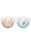 First Choice Silicone Pacifier, 0-6 Months, Bear/Seahorse - 2