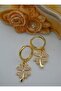 Jewelry Store Four-Leaf Lucky Clover Earrings - Gold Color - - 5