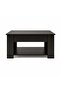 Modern Coffee Table Centre Table Adjustable Lift Top Tabletop with Hidden Storage and Practical Bottom Shelf 90X50X46Cm - 3