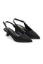 Nesa Women's Silvery Open-Back Low-Heeled Shoes - 4