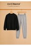 Kids' Tracksuit Set – Cute Hearts Printed Sweatshirt & Sweatpants - 2
