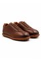 100% Genuine Leather Brown Men's Casual Shoes – Orthopedic, Ultra Comfortable, Non-Slip Sole, Daily Sneaker