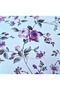 Fantastic Lilac Rose Small Floral Lining Non-Slip Wrinkle-Free Embossed Wipeable Quality Pvc Oilcloth Tablecloth - 2