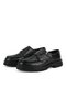 , Men's Genuine Leather Shoes 163423Z141 Black - 7