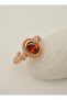 Custom design vintage ring - rose - - 4