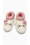 Women's Plush Powder Hello Figured Home Boots Winter Warm Soft Soled Cute Slippers Home Slippers - 6