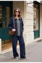 Selanik- Oversize Suit with Embroidered Detail | Navy Blue - 2