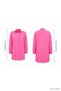Buttoned Casual Tunic 4537 Fuchsia - 4