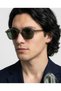 Nox Transparent Gray / Smoked Frame Green Glass Premium Sunglasses Men Women Trend New Season - 4