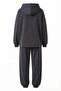 Kangaroo Pocket Modal Tracksuit Set – Hooded - Anthracite Gray - 6