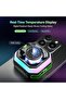 مروحة تبريد محمولة للهاتف بتقنية RGB مع تحكم ذكي في درجة الحرارة، وشاشة رقمية، وخاصية التبريد السريع. - 7