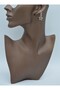 Star Figured Earrings - Silver Color - - 2