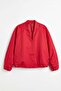 Double-Breasted Bomber Jacket 2982 - Red - 7