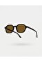 Nox Black Framed Haki Soft Glass Trend Premium Sunglasses - 4