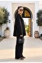 Aluna Modal Trouser Suit |   Oversize Comfortable Fit - Black - 2