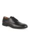 Men's Classic Shoes Genuine Leather Black Derby Lace-Up Groom Suit Flexible Rubber Sole L593