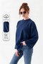 Long Sleeve Cotton T-Shirt Oversize Wide Sleeve Women's Loose Long Basic T-Shirt