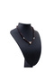 Natural Stone Necklace with Garnet Passion and Selenite Purity - 3