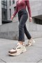 Women'S, Thick Soled, Lace-Up, Lightweight, Casual Sports Shoes, Sneakers - 8