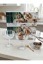 Premium Floria 3-Piece Glass Ice Cream Bowl and Dessert Serving Bowl Set - 4