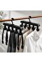 Space Saving 5-Tier Cascading Clothes Hanger – 360° Swivel Hook Foldable Multi-Layer Closet Organize - 3