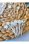 30Pcs White Star Cupcake Picks-Star Birthday Cake Decoration-Star Cake Ornament Party Cake Decorating Supplies - 8