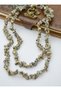 Dalmatian Agate Necklace - Multicolored -
