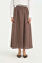 Beli Gathered Skirt - Brown - 2