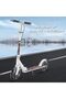 Kick Scooter, Foldable Scooter with 3 Adjustment Levels Handlebar, Aluminum Alloy, mobility scooter - 2