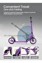 Kick Scooter for Kids, 2-Wheel Foldable Scooter with Adjustable Handlebar, Stand-Up Riding wit - 3