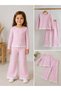 Girl's Long Sleeve Blouse and Wide Leg Pants 2-Piece Set 3-8 Years Old - 3