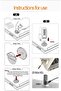 Computer Laptop Cable Lock, Slot Plate 2m Cable, Combination Security Lock Cable for Notebook Laptop - 7