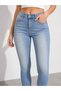 High Waist Lycra Skinny Jean Pants Fk3535 - 4