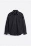basic™ Oversize Oxford Siyah Gömlek - 7