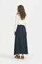 A-Line Denim Skirt - Indigo - 4