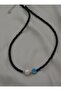 Stone Necklace - Black -