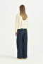 Stone Embroidered Canvas Jacket - Ecru - 4