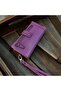 Purple Color Soft Texture Quality Stylish Functional Wallet Clutch Bag