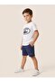 Boys' Cotton T-Shirt Shorts Set Crocodile Logo Printed Summer Top and Bottom Set - 3