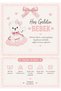 Newborn Baby Hospital Release Baby Girl 10 Piece Set – Pink Patterned Baby Set with Teddy Bear - 3