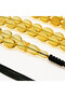 Clear Baltic Amber Prayer Beads – 48 Beads, 13.5-9mm Oval Shape, 34g - 2