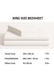 6-Piece Premium Striped Bedding Set King Size 220x240 cm, Luxury Duvet Cover Set with Fitted Sheet 200x200 cm & 4 Pillowcases 50x70 cm, Ultra Soft Breathable Wrinkle Resistant Bed Linen - 5