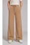 Women's Brown Palazzo Cut Loose Leg High Waist Sweatpants