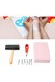 Linocut Kit for Printmaking, 4PCS Rubber Carving Linoleum Blocks with Carving Tools and Bray - 6