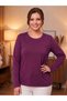 Basic Wide Fit 100% Cotton Long Sleeve T-Shirt