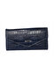 Genuine Leather Women's Double Compartment Card Holder Wallet
