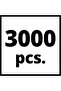 دبابيس ستيبلز أصلية 19 مم (ملحقات آلة تدبيس/دباسة، 3,000 قطعة، 5.7 × 19 مم، مناسبة لـ - 4