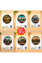 Country Fridge Magnets Souvenir 6pcs
