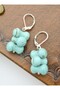 Turquoise Stone Earrings - Multicolor -